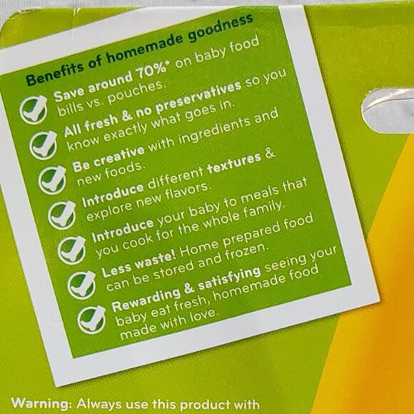 NUBY 'GARDEN FRESH MASH~N~FEED' BOWL & STORAGE - Picture 10 of 16